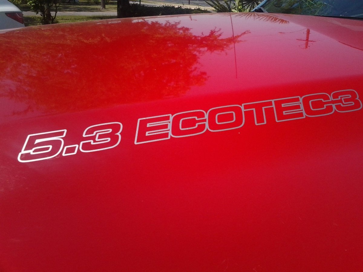 5.3L ECOTEC3 Haubenaufkleber - Chevrolet