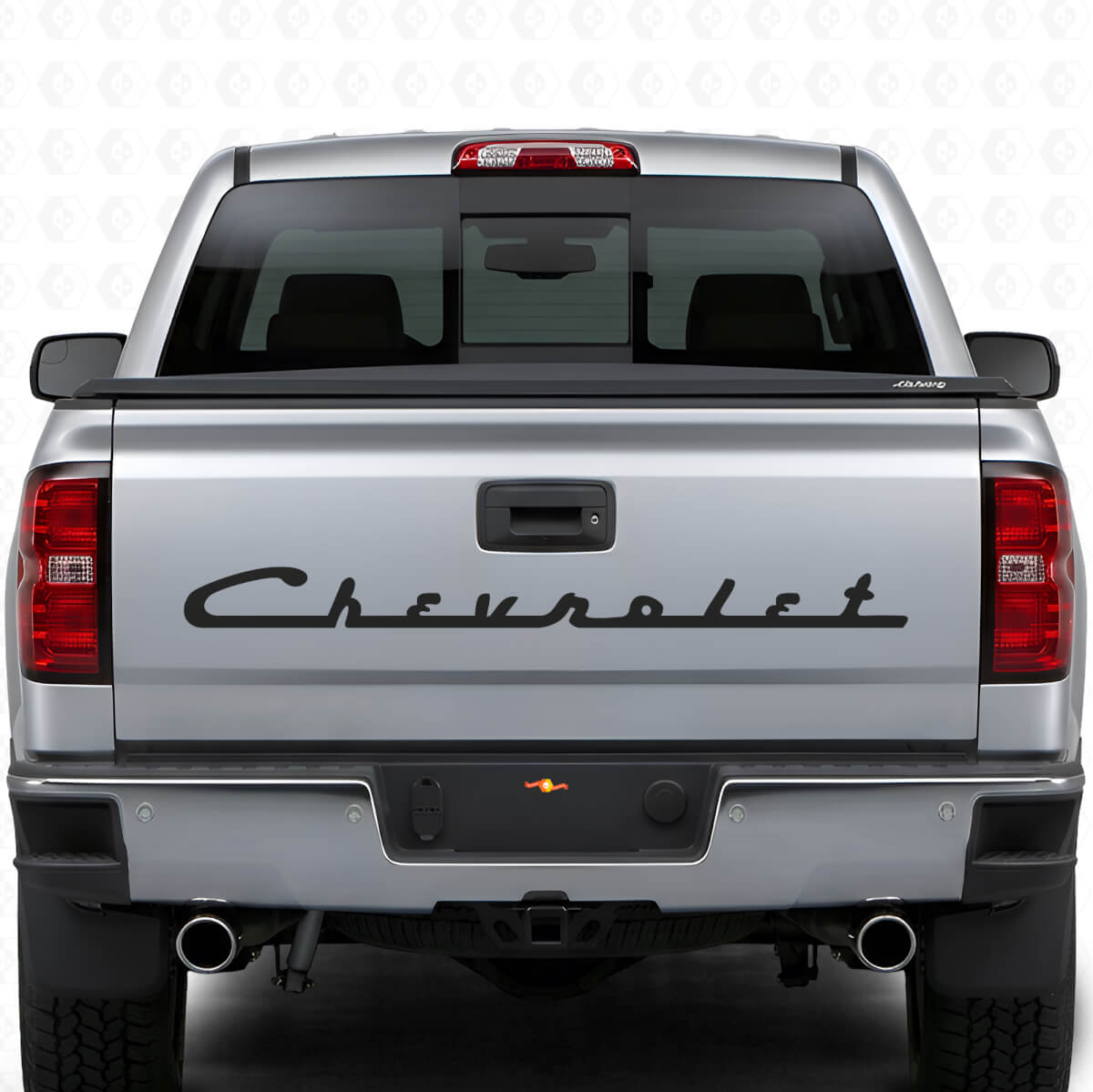 Chevrolet Lettering Retro Style Tailgate Vinyl Decal for Chevy Trucks