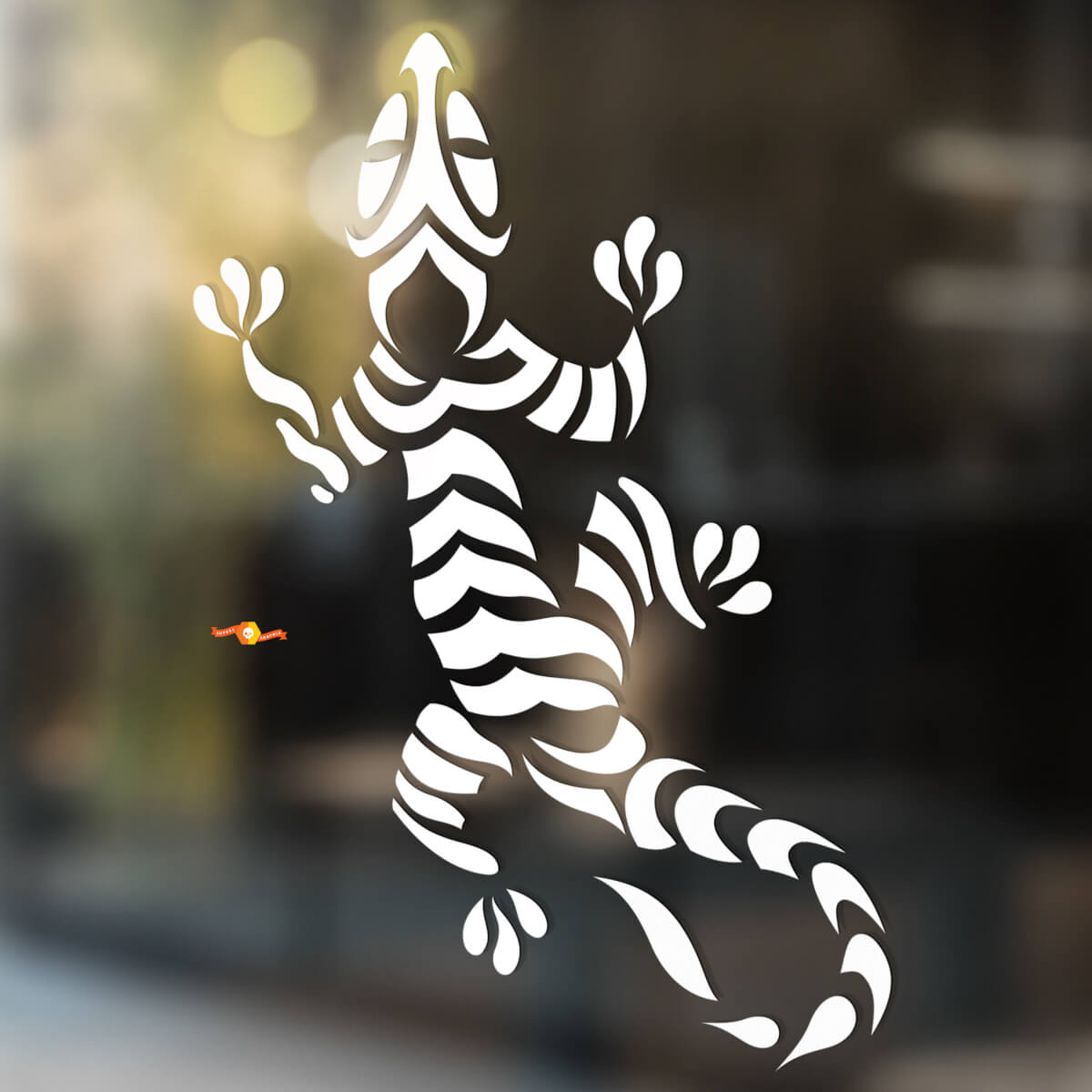 Gecko Lizard Vinyl Art Wall  Window Bathroom Sticker Decal #15