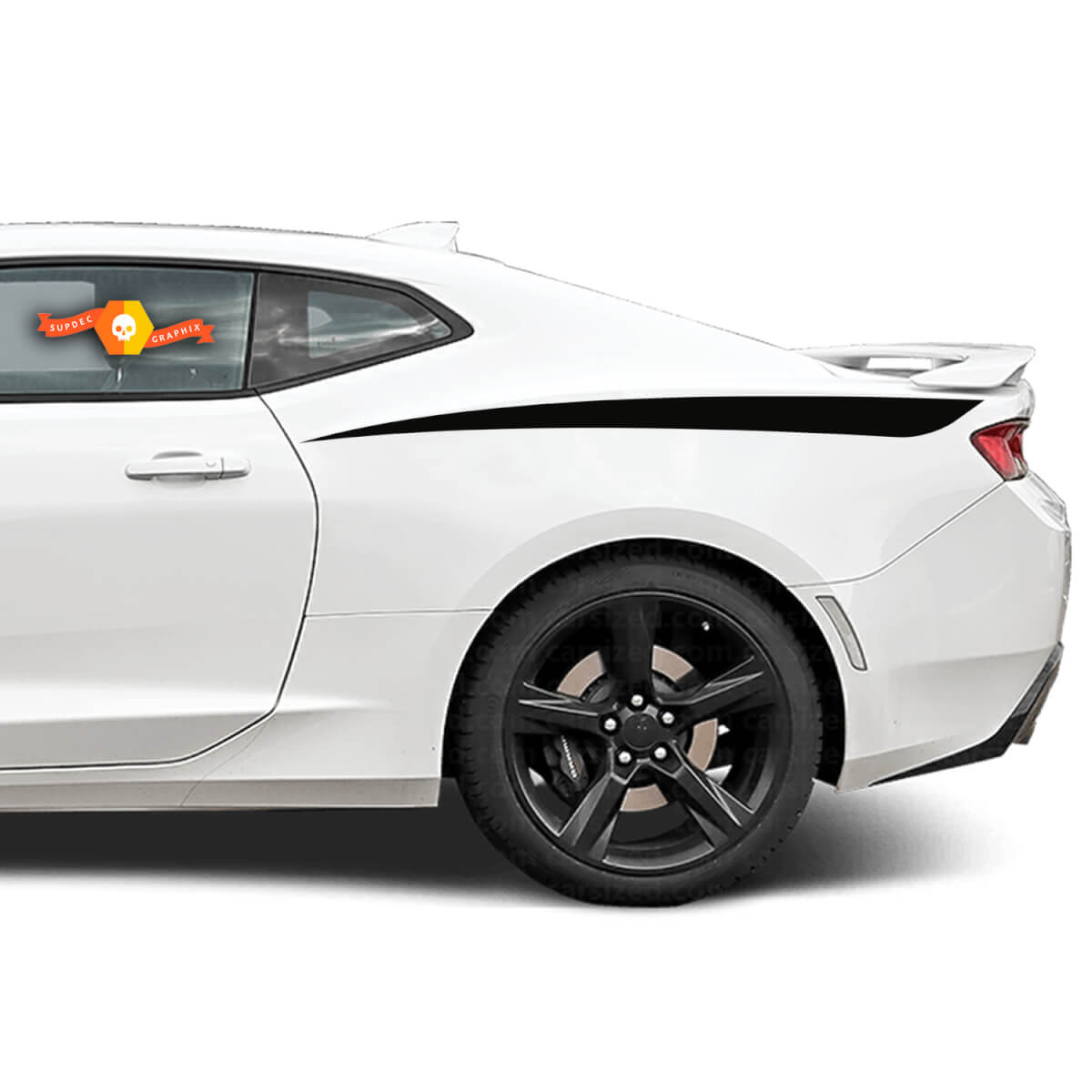 Chevrolet Camaro 2010- 2018 Rear Quarter Side Accent Decal Stripes