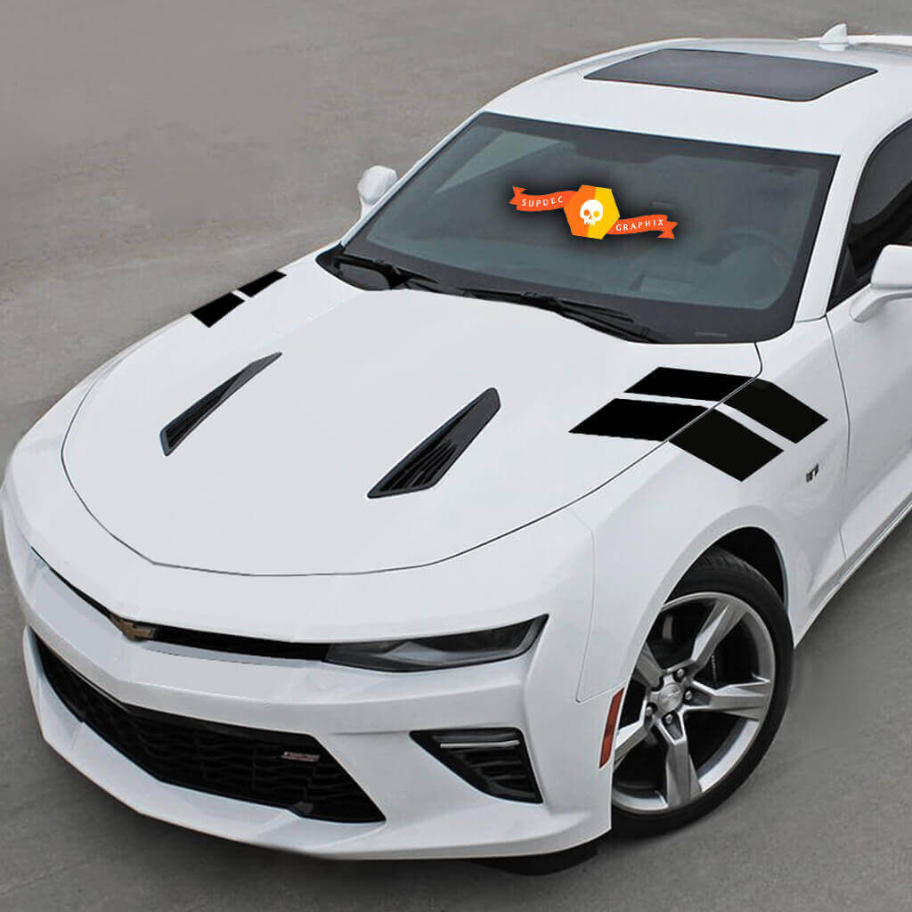 Dual Stripes Hood Front Fender Vinyl Decal Sticker for Chevrolet Camaro 2010-2020