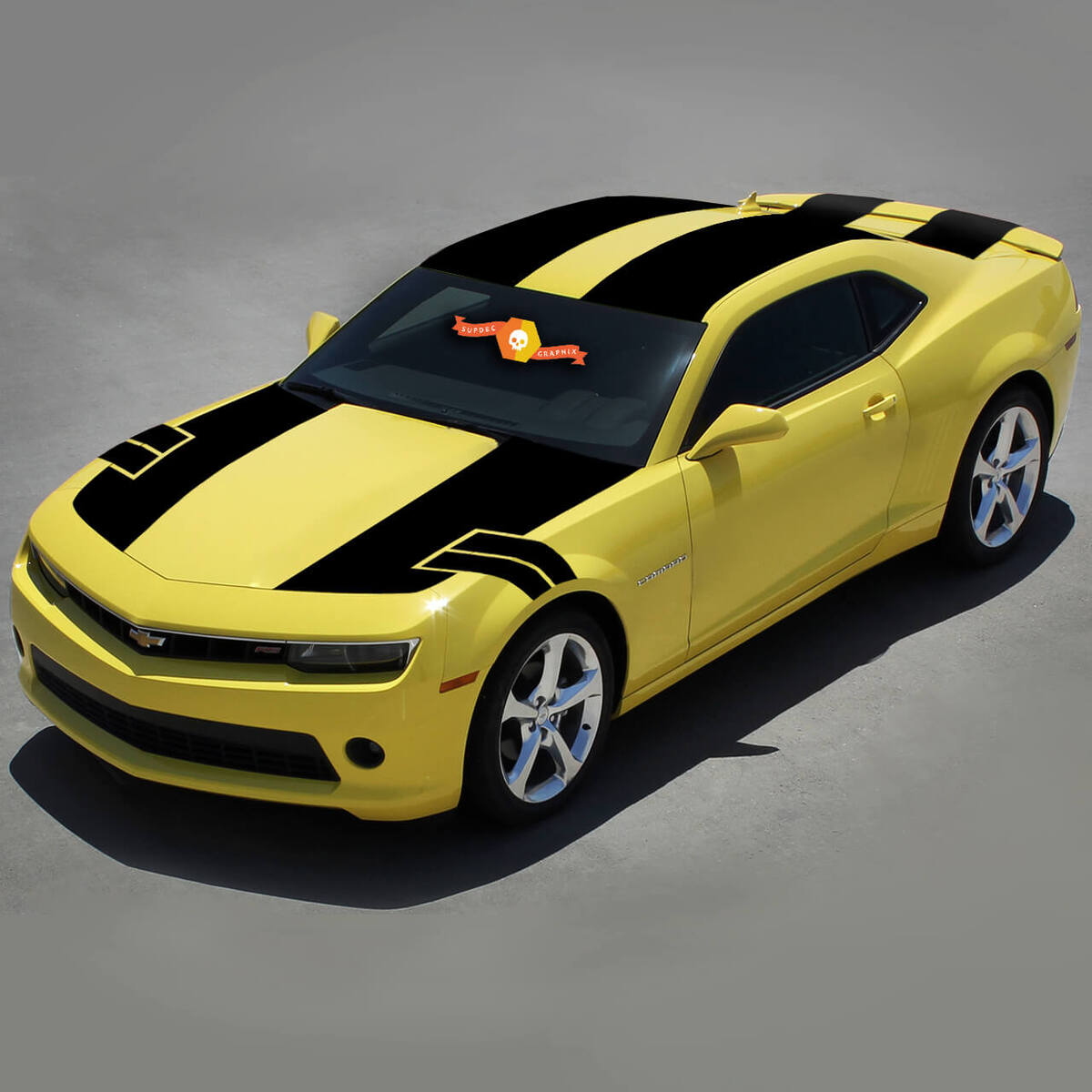 CHEVROLET CAMARO 2010-2015 COUPE NS1 STYLE STRIPES COMPLETE VINYL DECALS SET