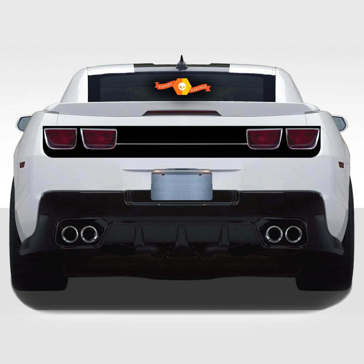 Rear Fascia Blackout Vinyl Decal Kit for Chevrolet Camaro 2010-2013