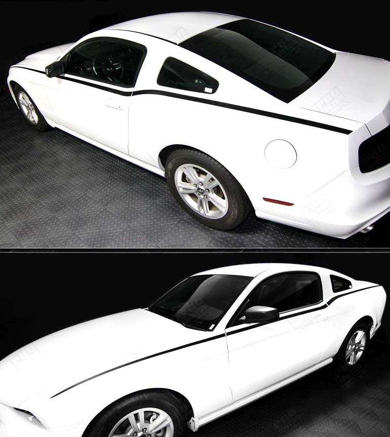 FORD RACING Mustang//No Background Die Cut Car Window Vinyl Decal Sticker FD003