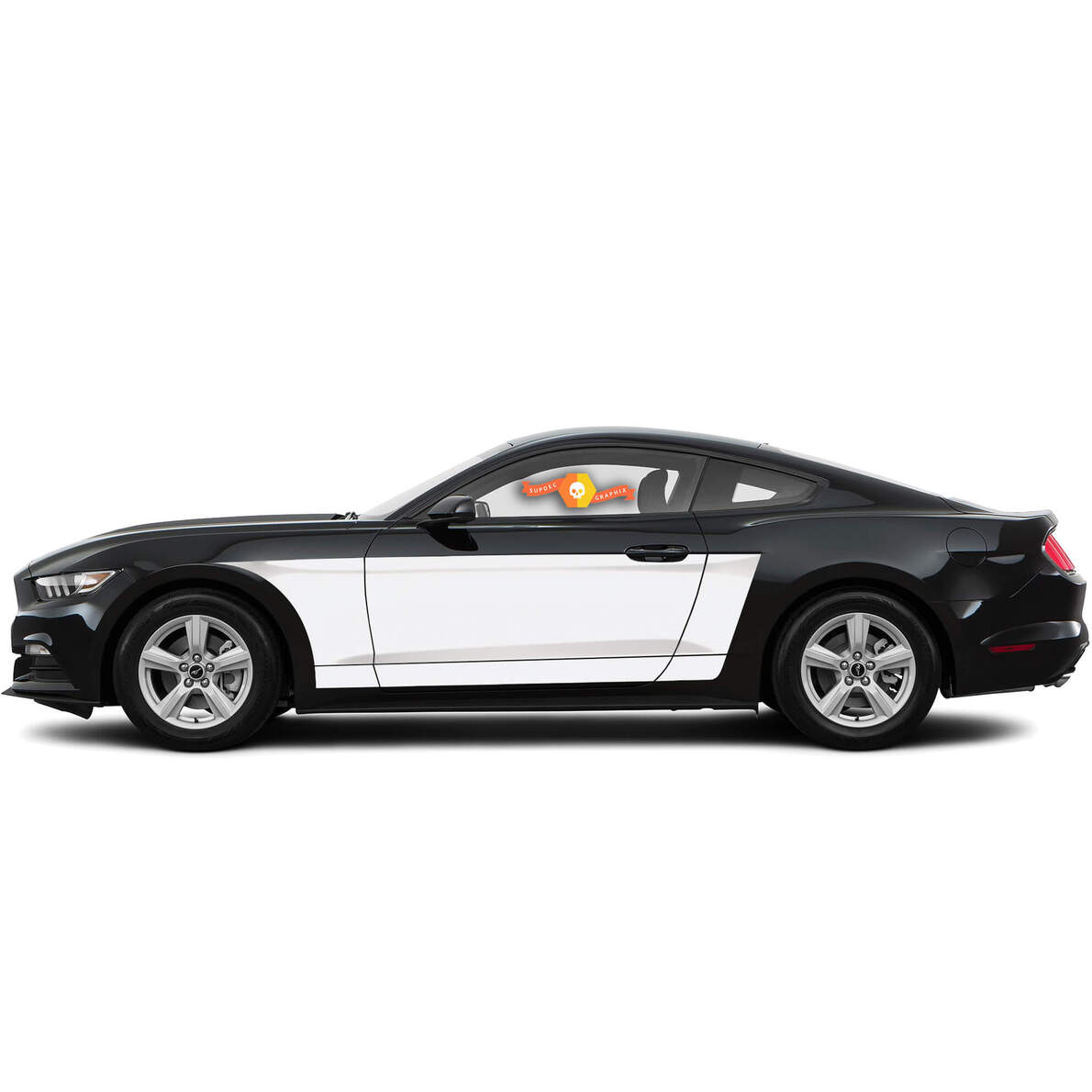FORD MUSTANG 2015-2017 SIDE BLACKOUT ACCENT VINYL STRIPES