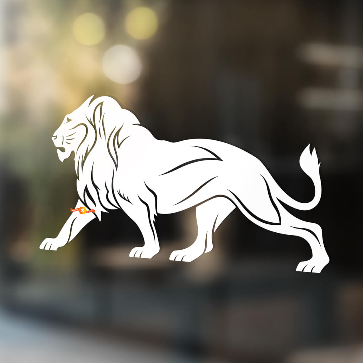 Lion Vinyl Art Wall  Window Bathroom Sticker Decal removable #1