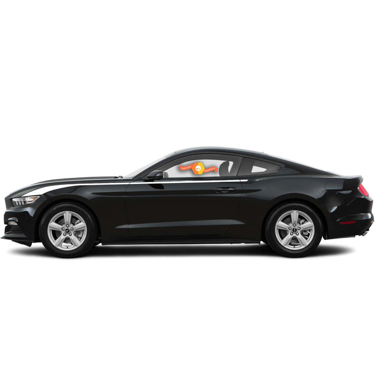 Javelin Side Accent Stripes Vinyl Decals for Musclecar Musclecarmodel 2015-2017