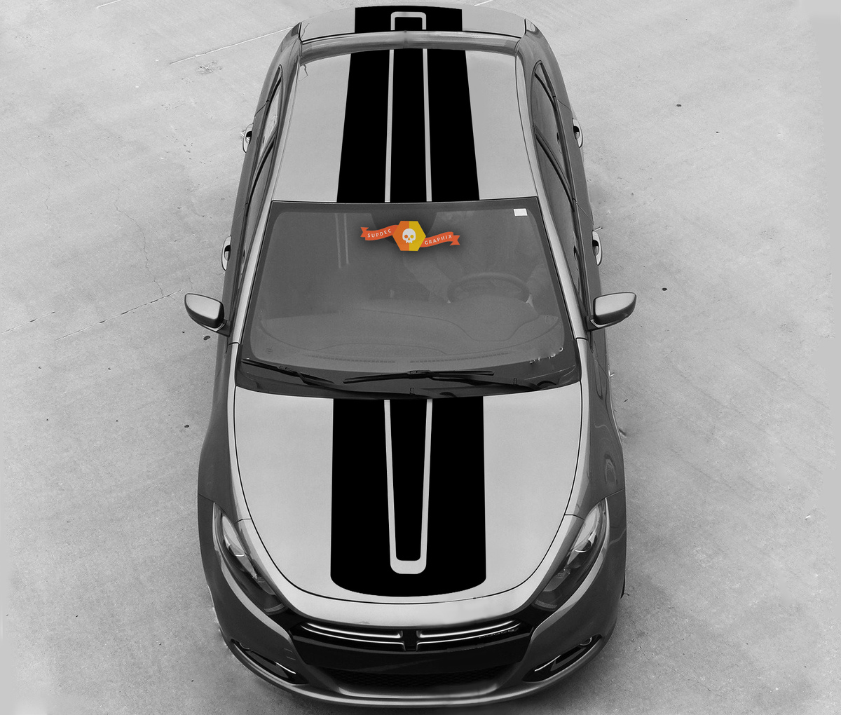 DODGE DART 2013-2020 OVER THE TOP SPORT ACCENT STRIPES