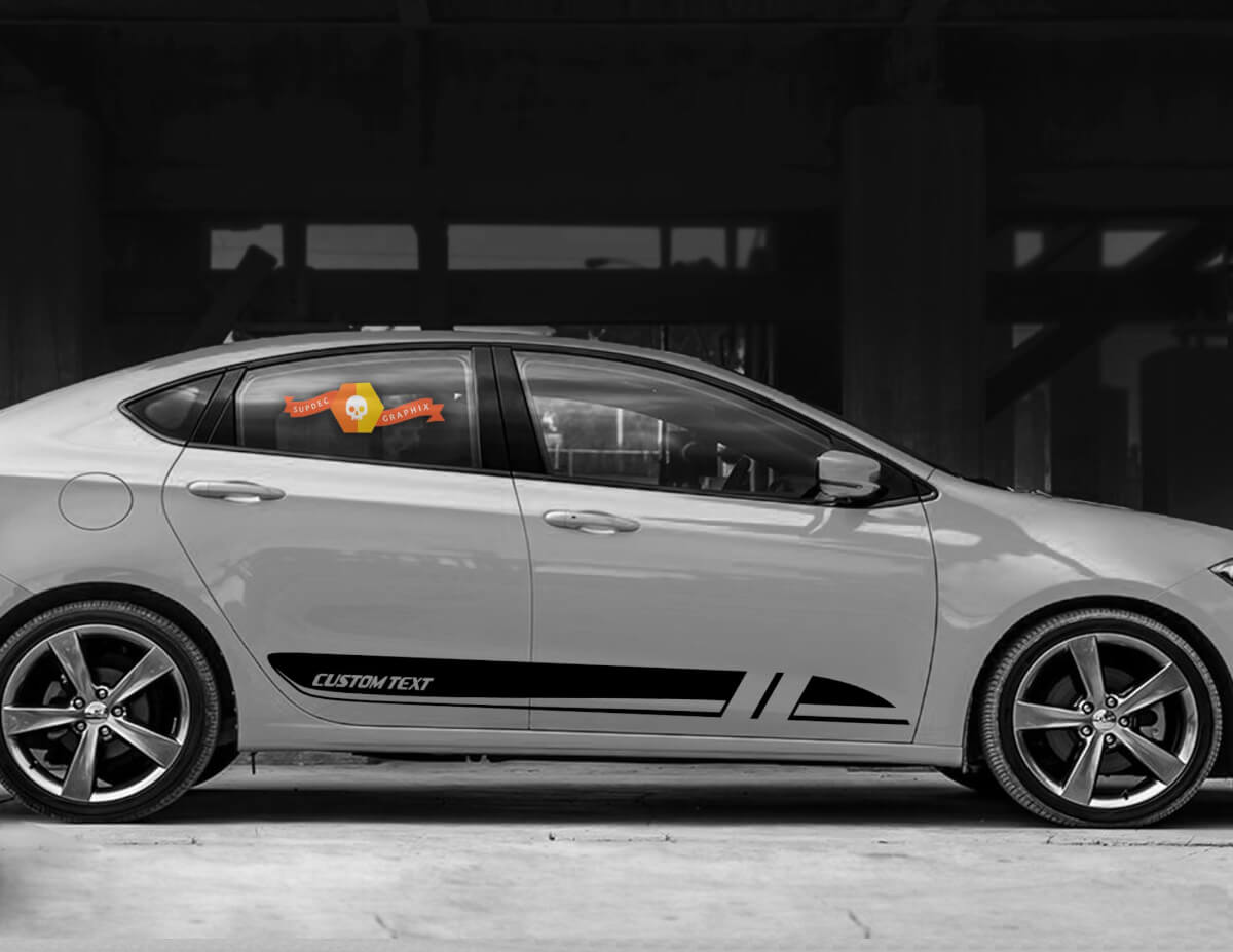 Lower Door Rocker Panel Side Stripes 5 for Dodge Dart