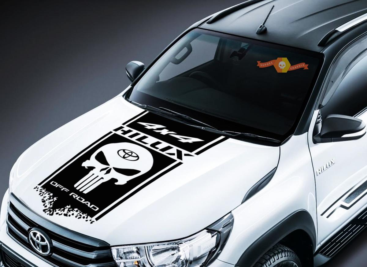 TOYOTA HILUX 1x hood vinyl hood decal sticker graphics