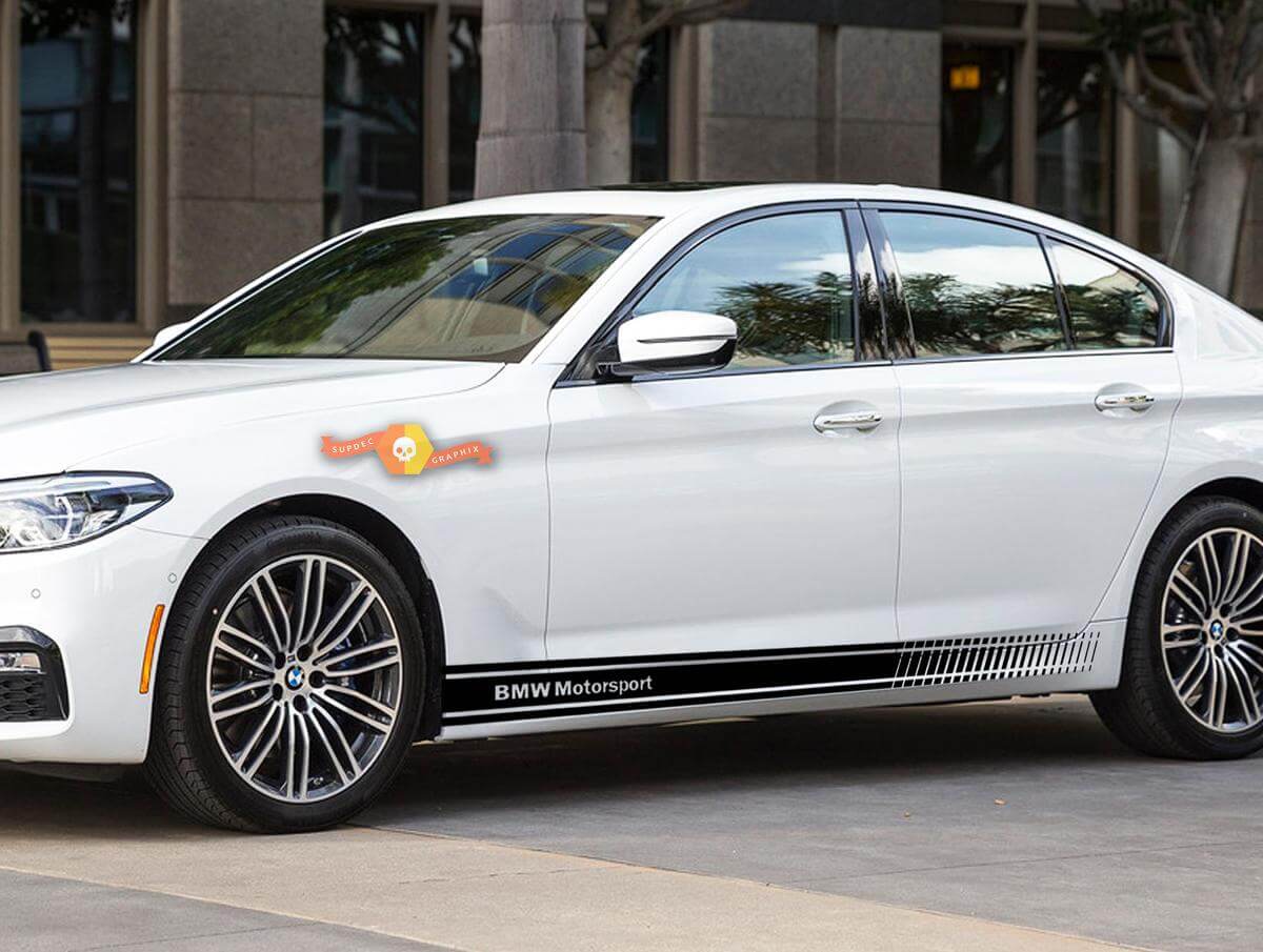 BMW Motorsport side stripes vinyl body decal sticker bmw 1 3 5 7 series x5 x6