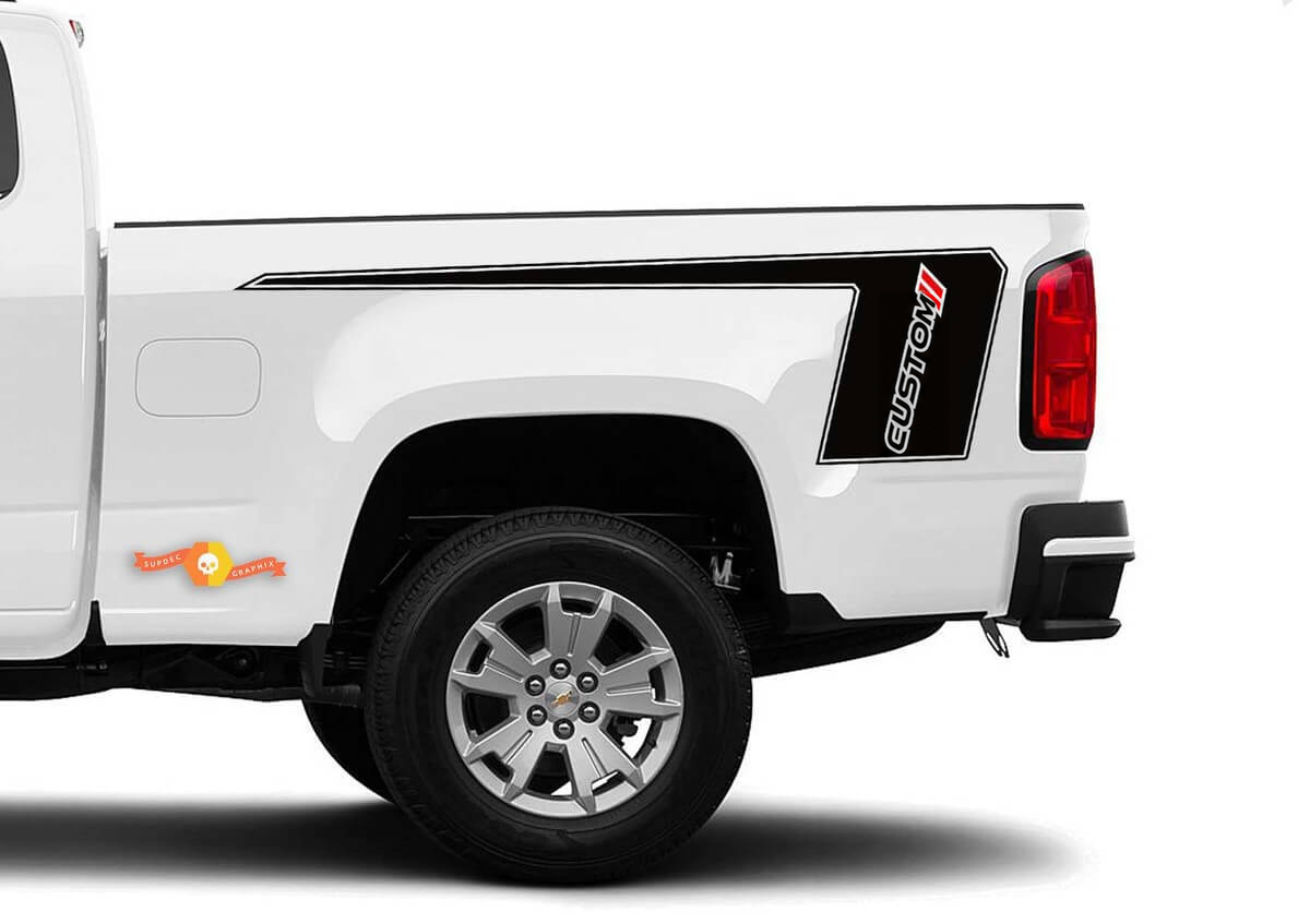 2x Racing Stripes graphics vinyl decals sticker logo for Dodge Ram 1500 2500 3500