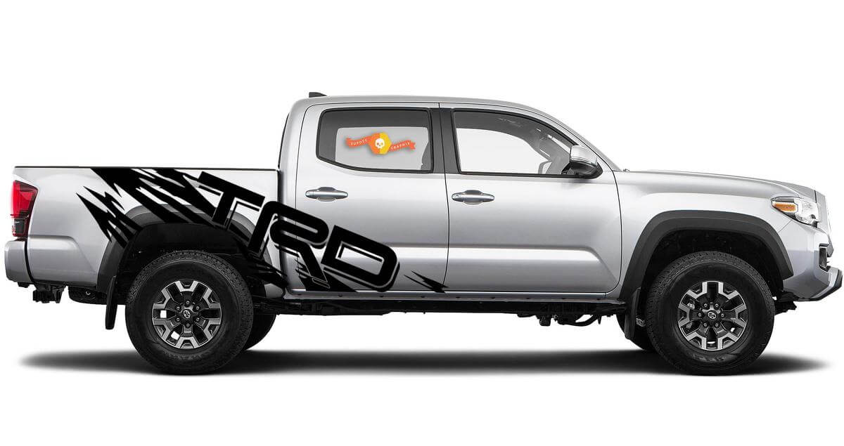 TRD RIPPED-Bed Graphics Vinyl Decal Sets for Toyota, Trucks, Custom  vinyl decals stickers 