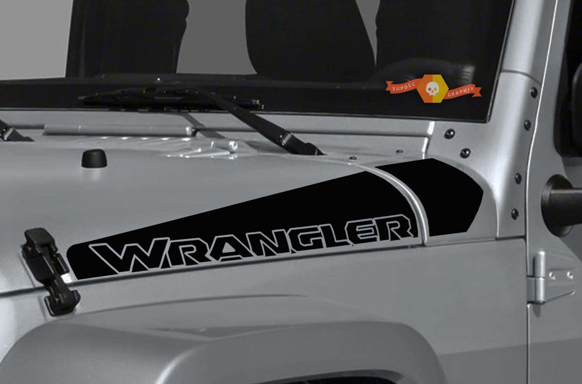 2 Jeep Wrangler Rubicon New JL CJ TJ YK JK XJ Vinyl Sticker Decal