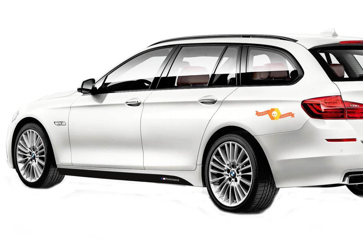 BMW F10 F11 5 Series side skirt stickers decals M SPORT MPerformance