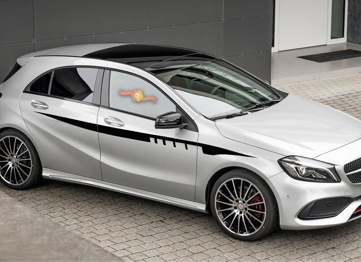 Mercedes-Benz A Class W175 AMG sports stripes Decal Graphics