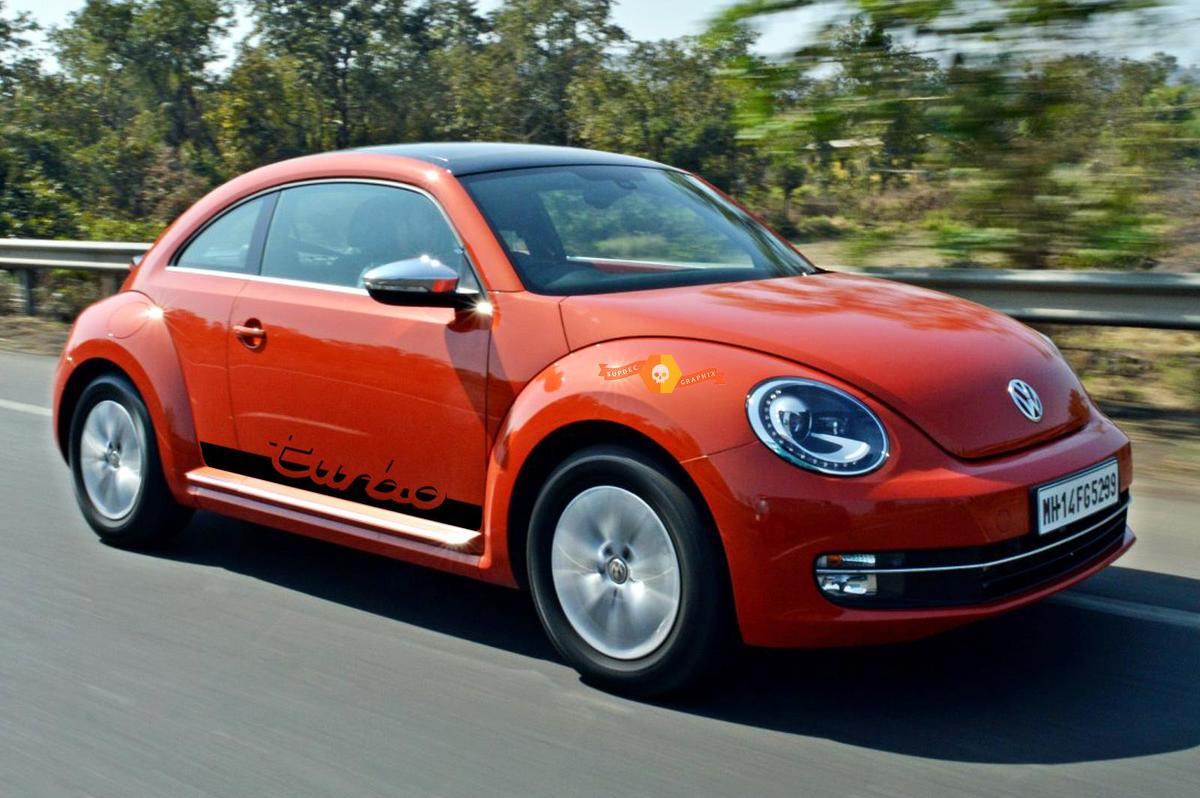 orange vw beetle turbo