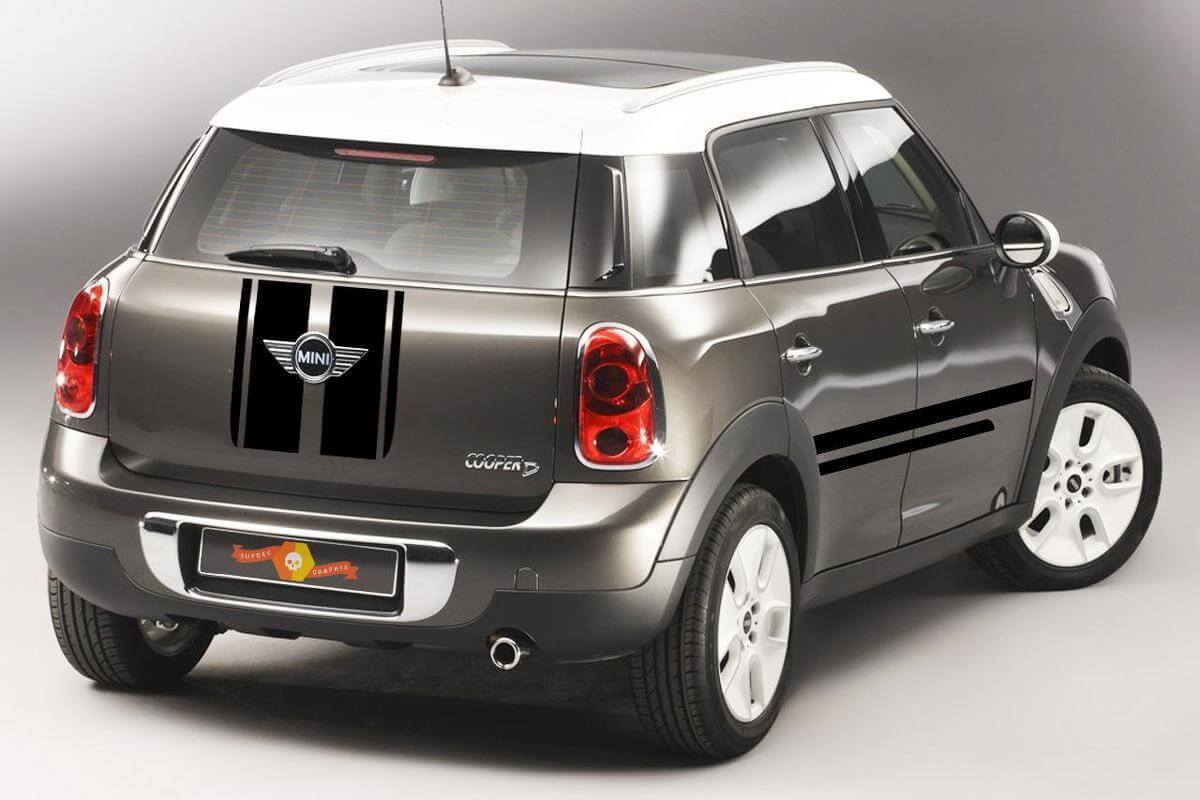 Mini Cooper S Countryman All4 R60 Viper Stripe Decal and graphics sticker