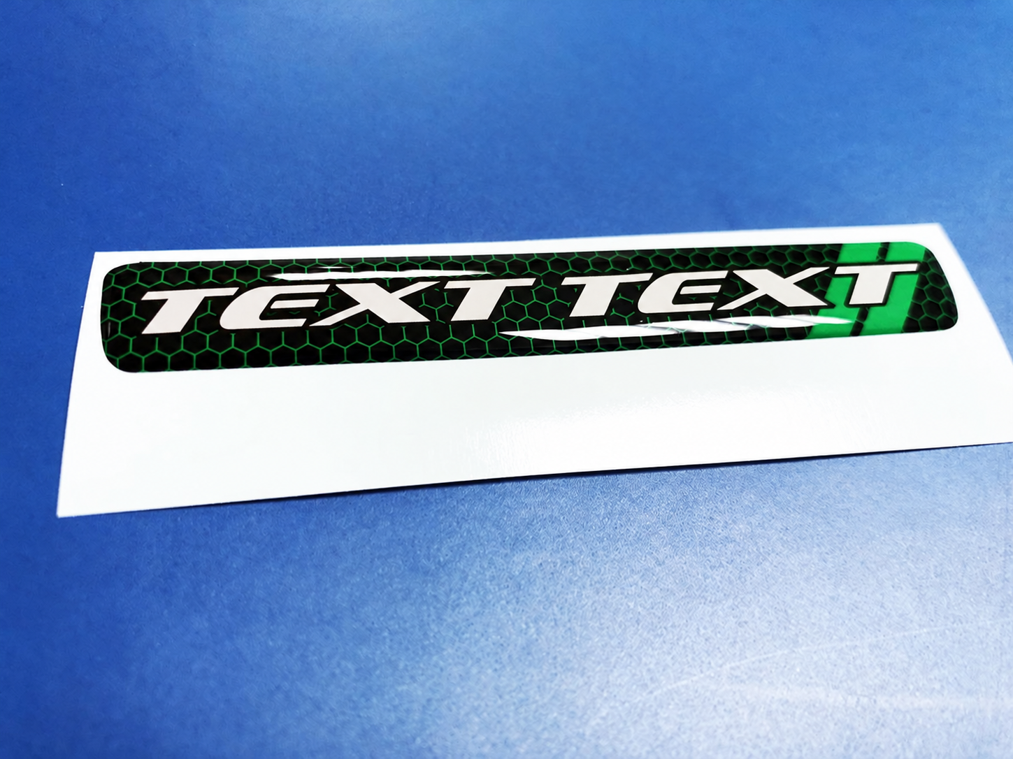 Scat Pack Style TEXT TEXT Green Honeycomb Domed Strip Steering Wheel Vinyl Decal Sticker for Dodge Challenger