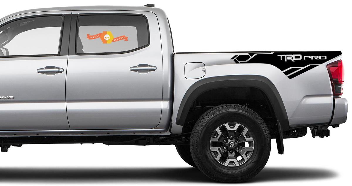 Toyota Tacoma TRD side bed graphics decal sticker model 10