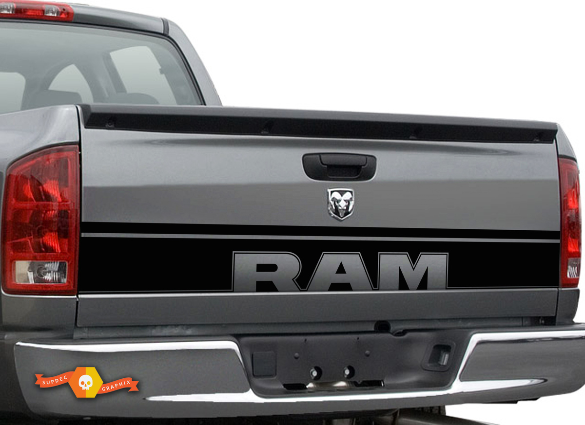 Dodge Ram 1500 LKW Heckklappe Akzent Vinyl Grafik Streifen Aufkleber