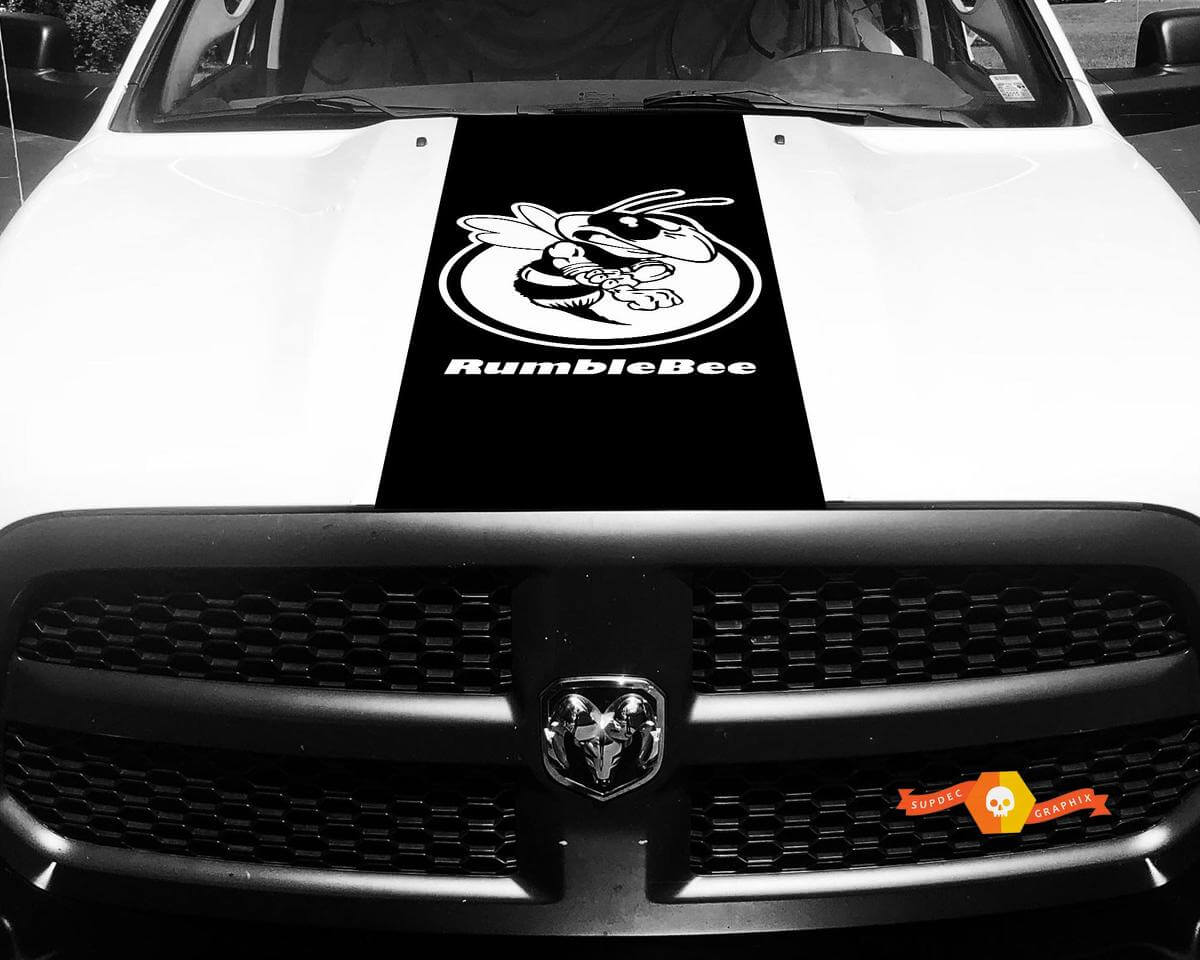 Vinyl Decal Hood Rumble Bee Stripe Stickers #45 for Dodge Ram 1500