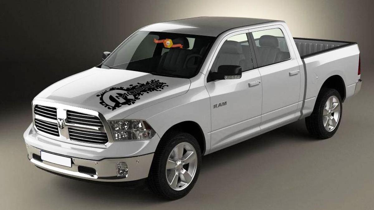2-Pack 6.7L Turbo Diesel Hood Decals – For Dodge Ram 1500/2500/3500