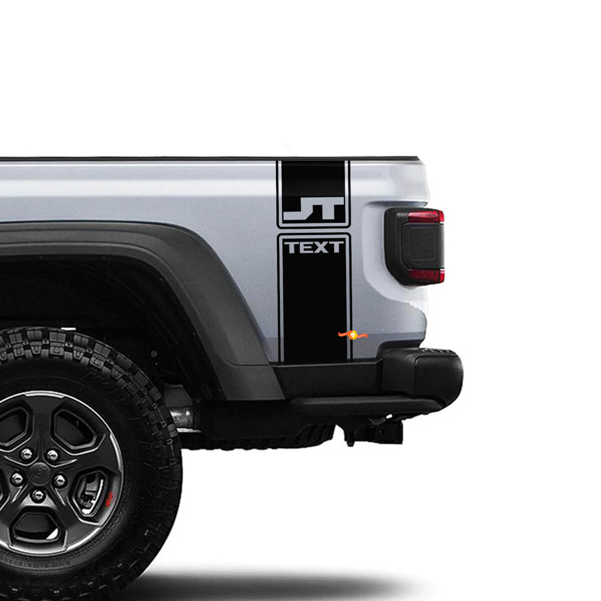 6.4 Side Body Vinyl Graphic Stripes Kit Sticker Decal for Jeep Gladiator JT