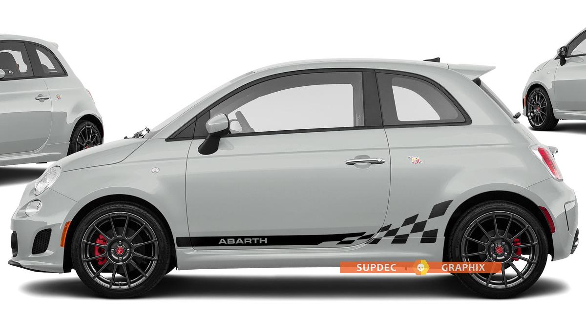 Fiat 500 graphics kit decals