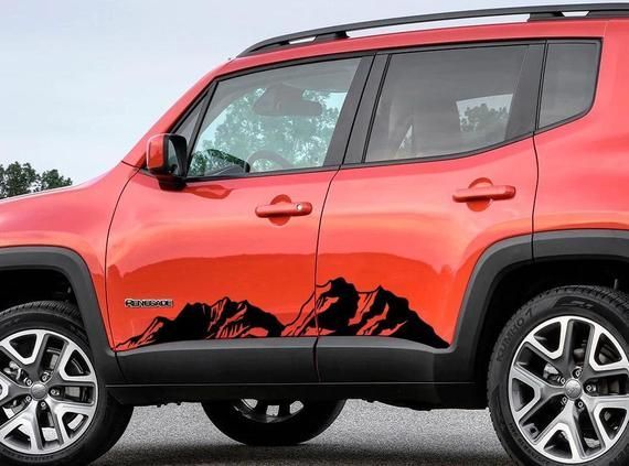 Jeep Renegade - Mountain Edition XL di adesivi con strisce