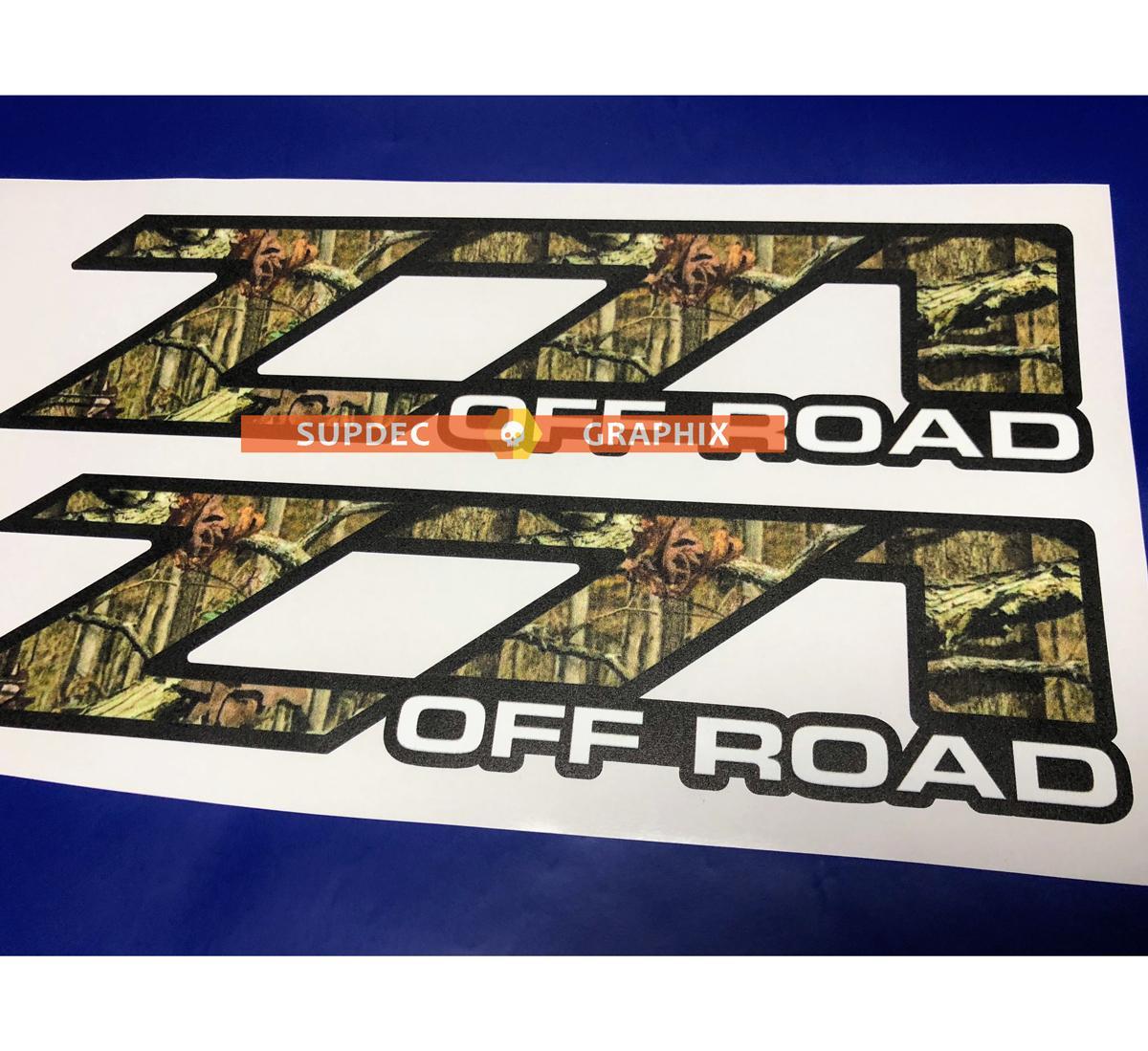 Z71 Camo Tree Off Road Decals Aufkleber Vinyl passt zu Chevy Z71 GMC