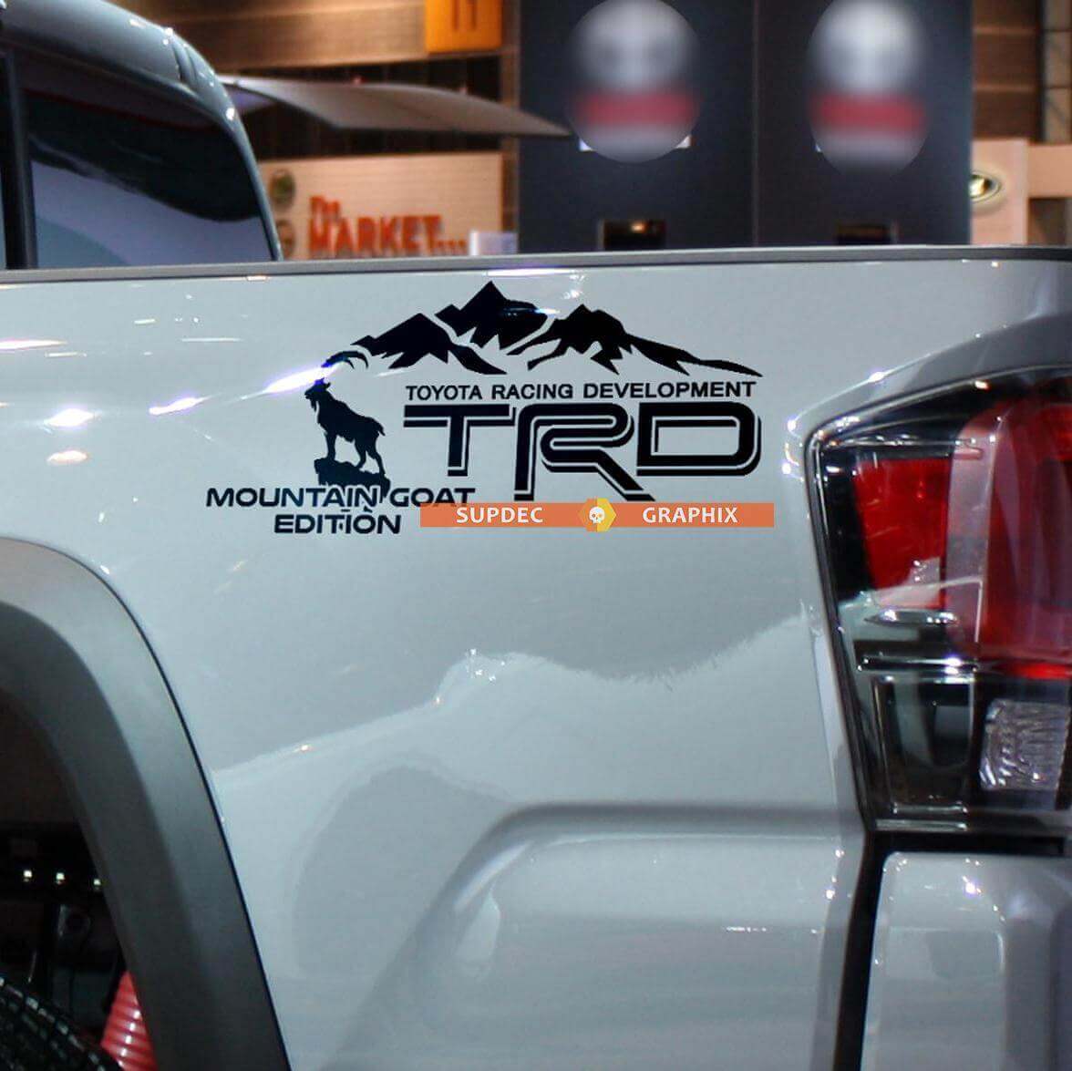 TRD Goat Edition Bedside Vinyl Decal Sticker for Toyota Tundra