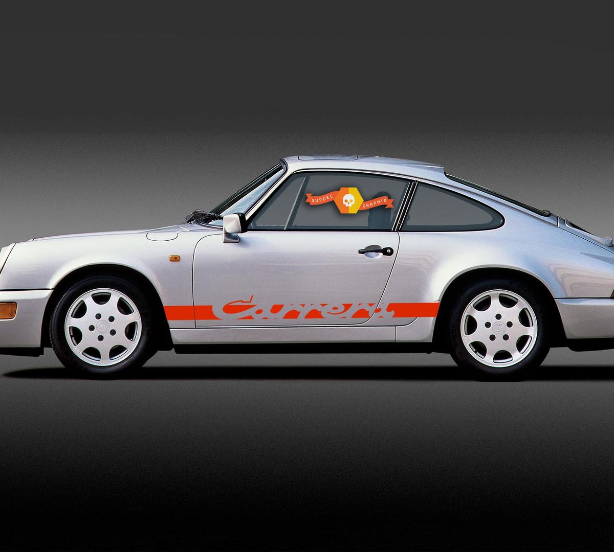 Porsche 911 Carrera Stripes Side Decal Sticker