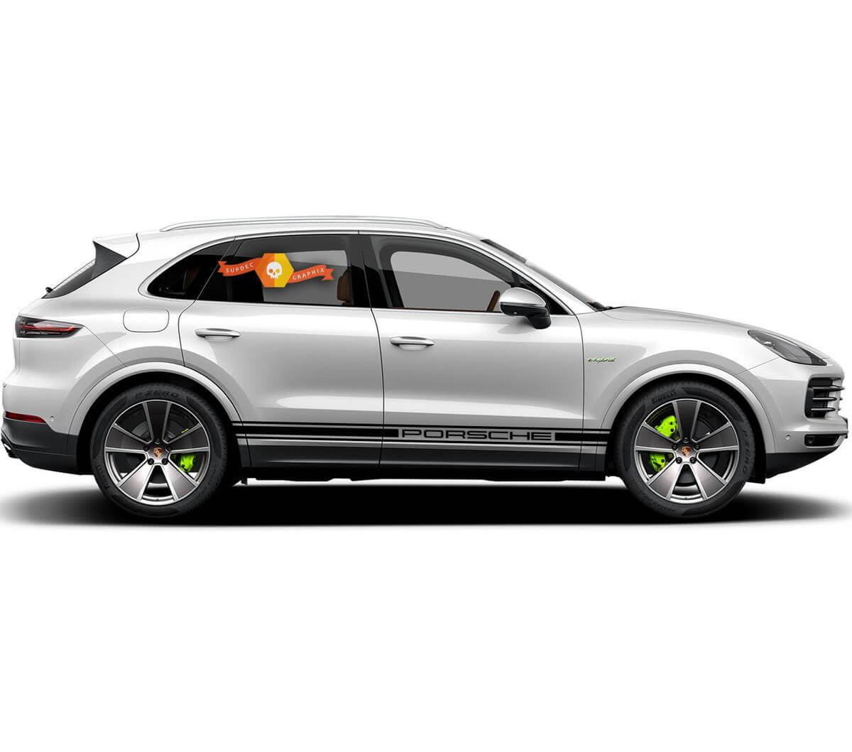 Porsche Cayenne S GTS Turbo Turbo S Side Stripes Decal Sticker 2003–present