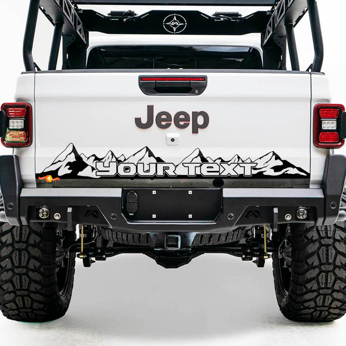 Mountains Bed Tailgate Vinyl Sticker Decal for Jeep Wrangler Gladiator Rubicon JL JLU JLS JTS
