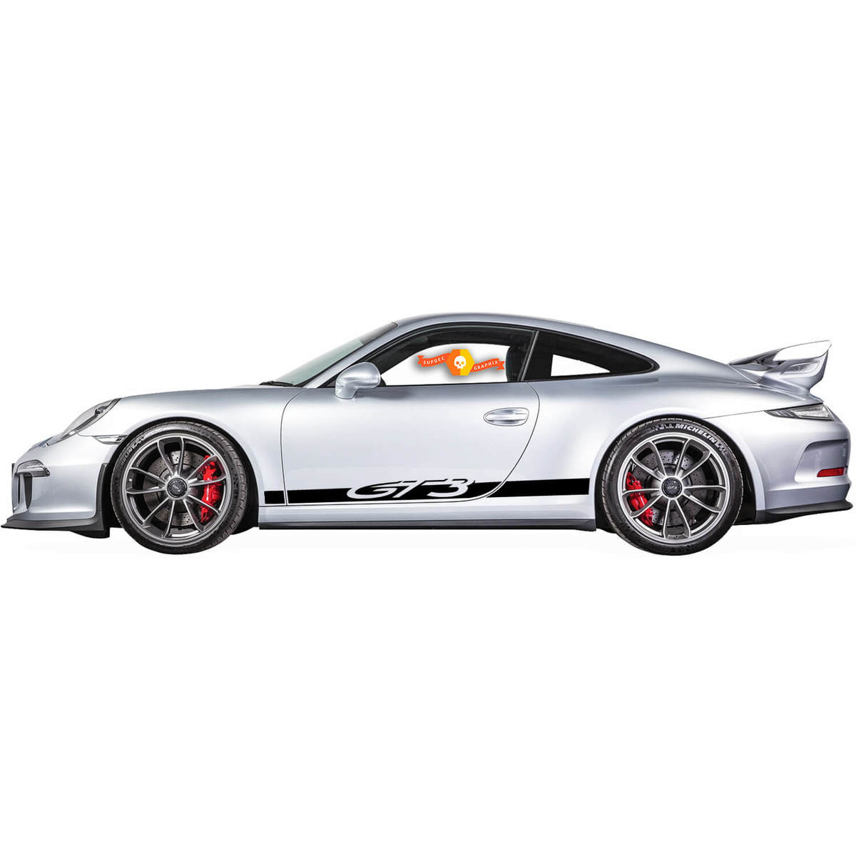Kit von Porsche 911 GT3 Seitenstreifen Aufkleber