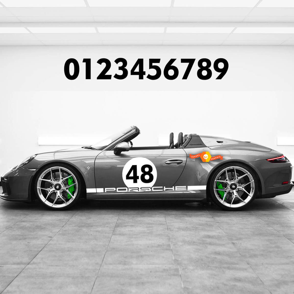 Porsche 911 4GTS - Sticker design