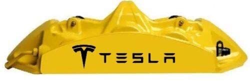 10pc personalizado Tesla Pinza de freno Pegatina de vinilo Decal Logotipo Gráfico