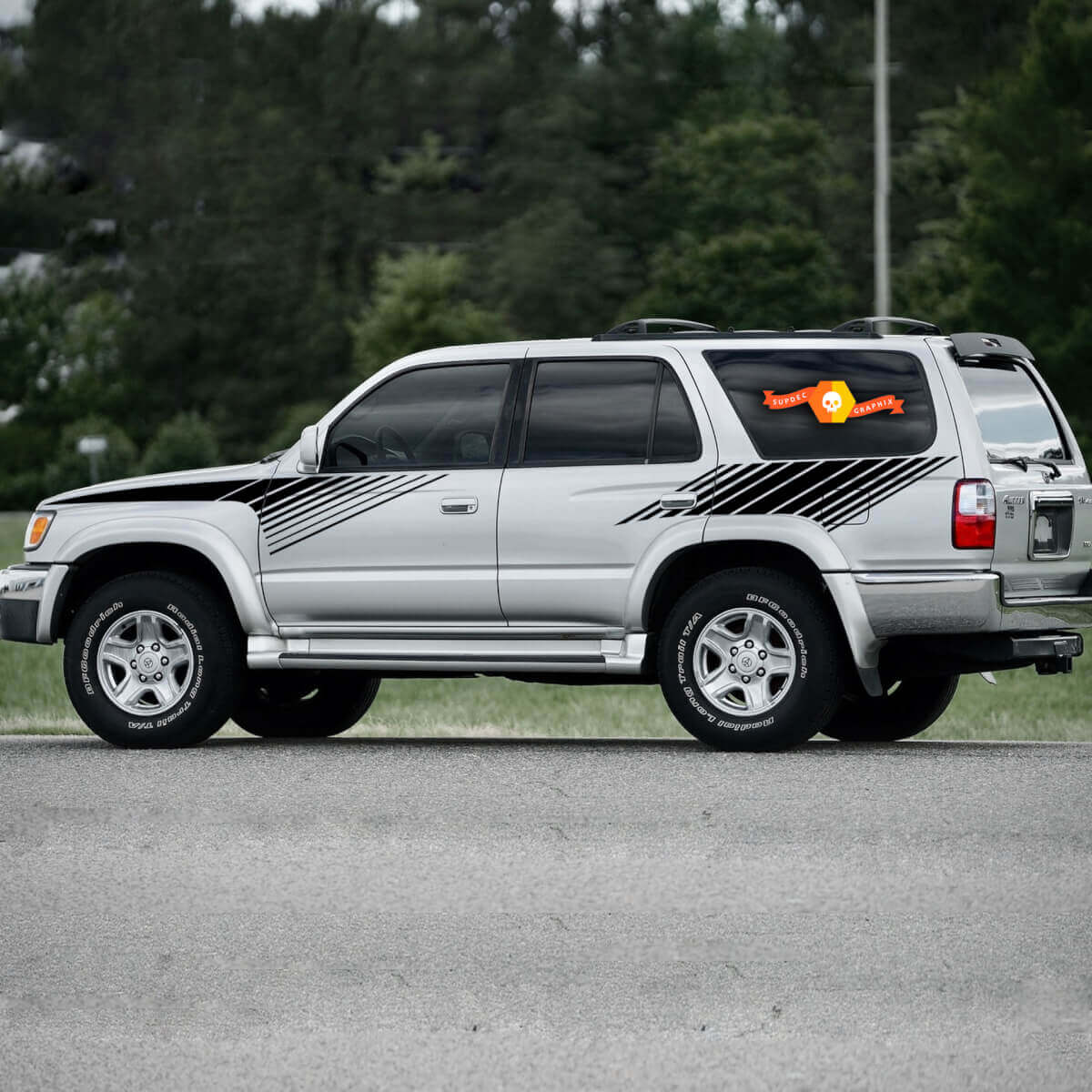 Vintage Style 1996 - 2002 toyota sr5 graphics decal sticker 4Runner Side Vinyl Decals Stickers for Toyota 4Runner TRD