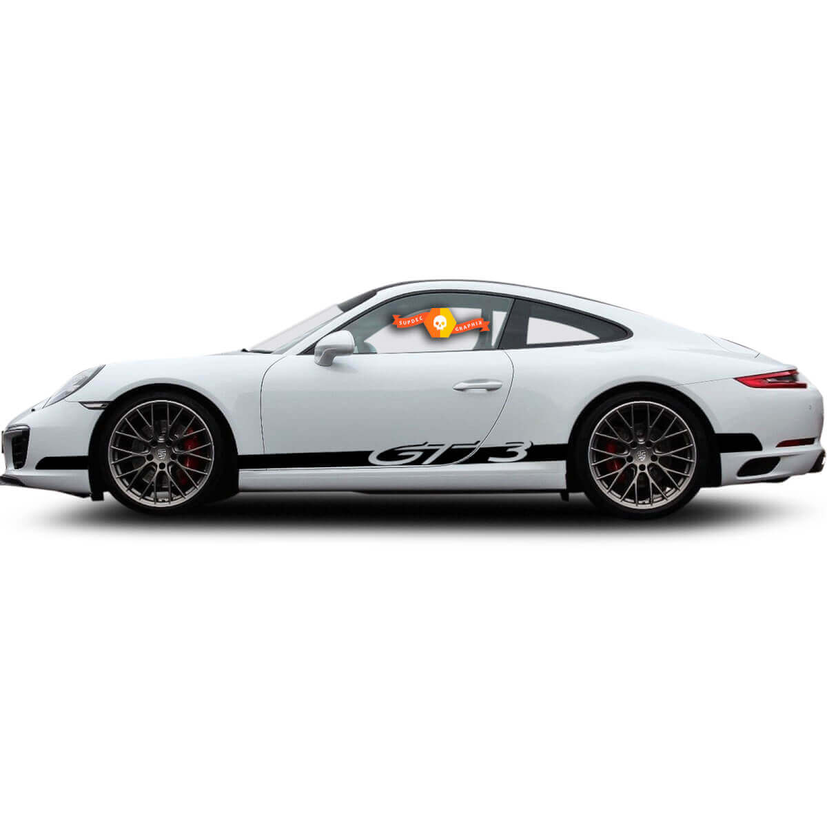 Porsche GT3 Racing Side Stripes For Carrera Side Stripes