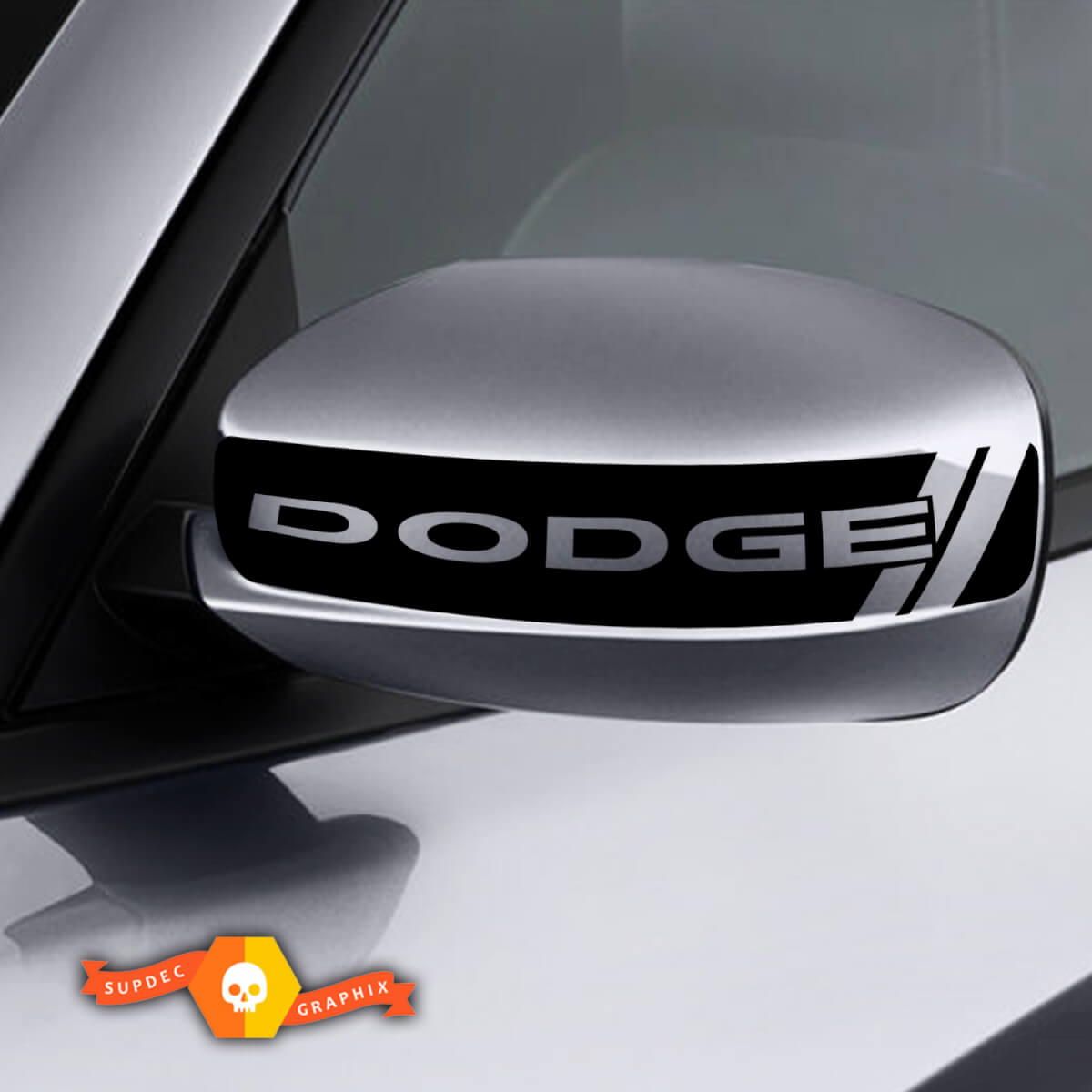 Dodge Charger Mirror Aufkleber Aufkleber Dodge Grafik passt zu Modellen 2011-2016