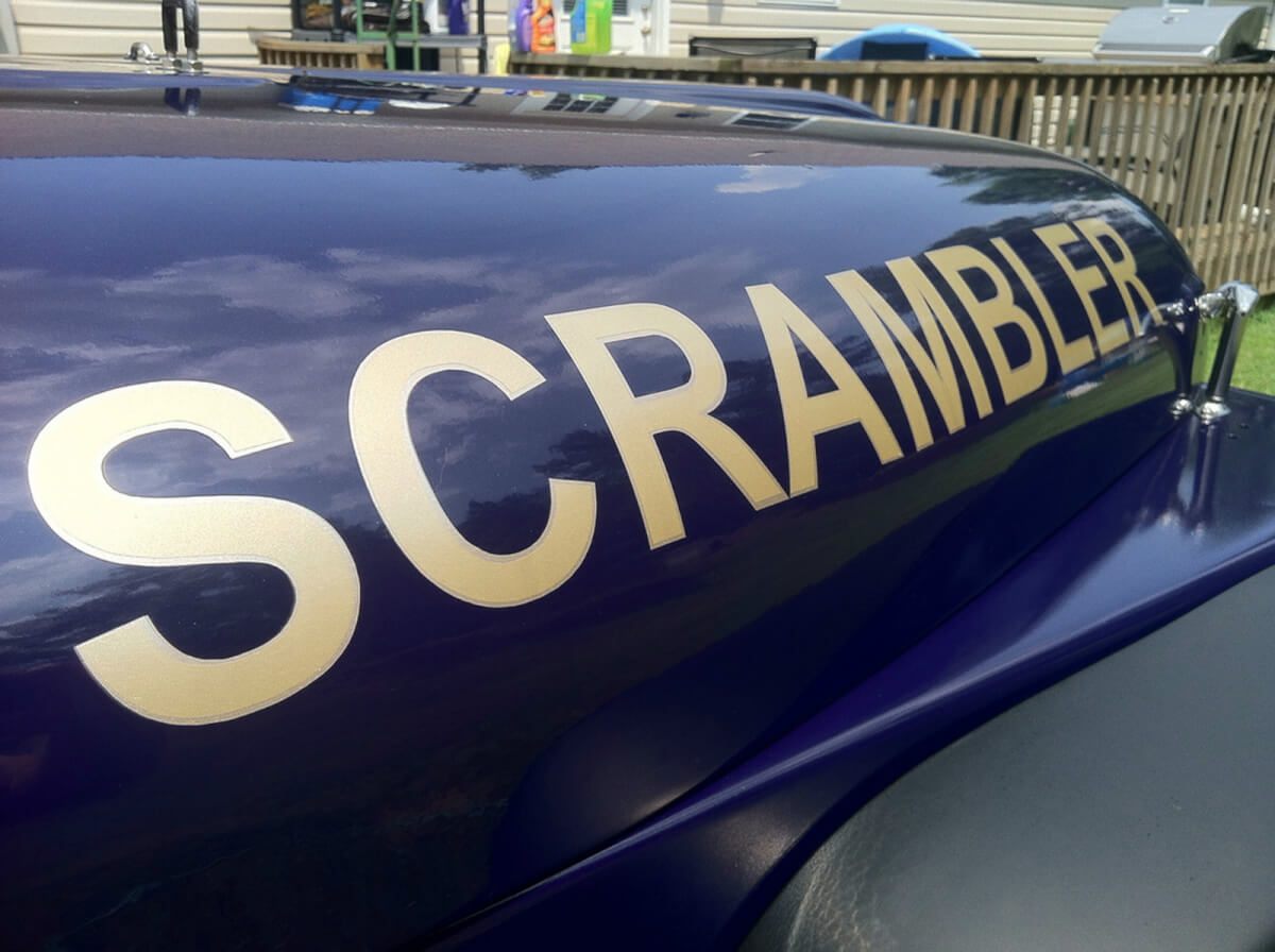 Scrambler Vinyl Sticker for Jeep Wrangler Rubicon CJ TJ YK JK XJ