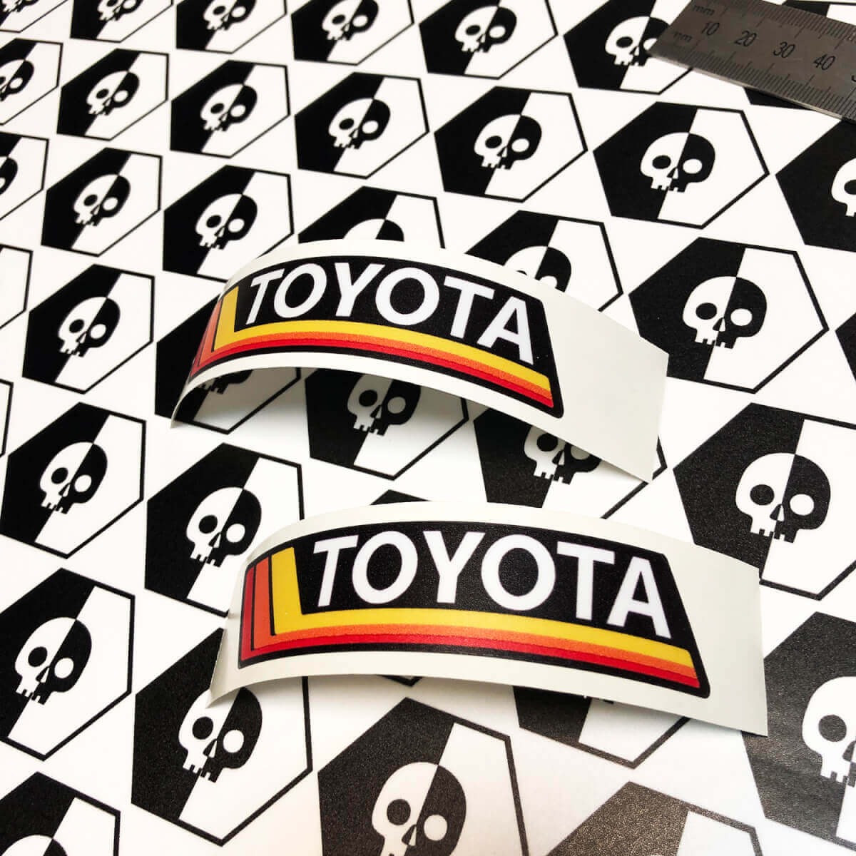  Toyota Vintage Style Stripes Vinyl Decals for Toyota 4Runner Tacoma FJ Cruiser