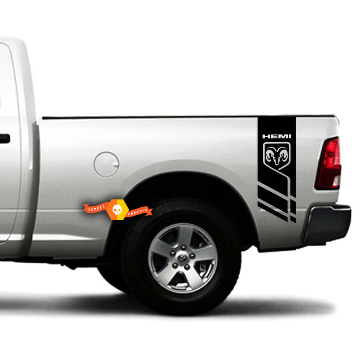4x4 Decals Truck Stickers Vinyl Bedside for Ram 1500 2500 3500