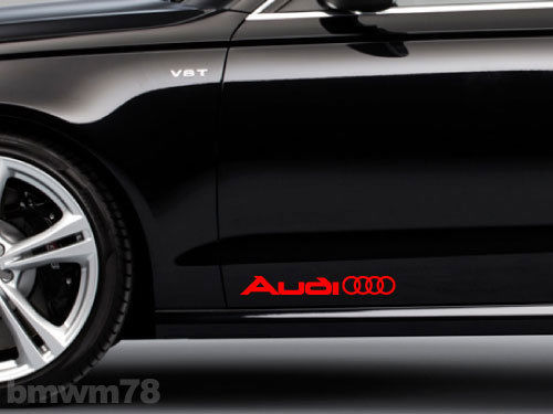 Stickers Audi Sport Wheels Mirrors Car Stickers A3 A4 A5 A6 Q3 Q5 Tt Sline  