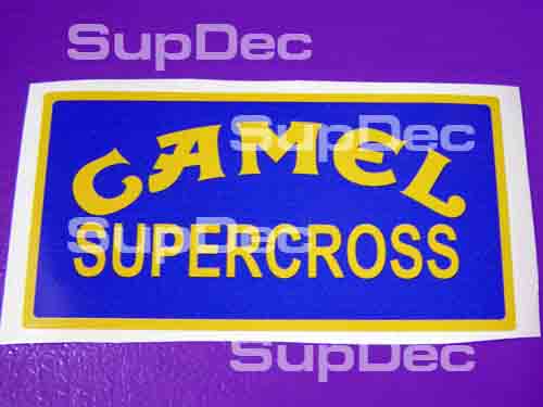 Autoadesivo della decalcomania del serbatoio di Supercross Honda Camel