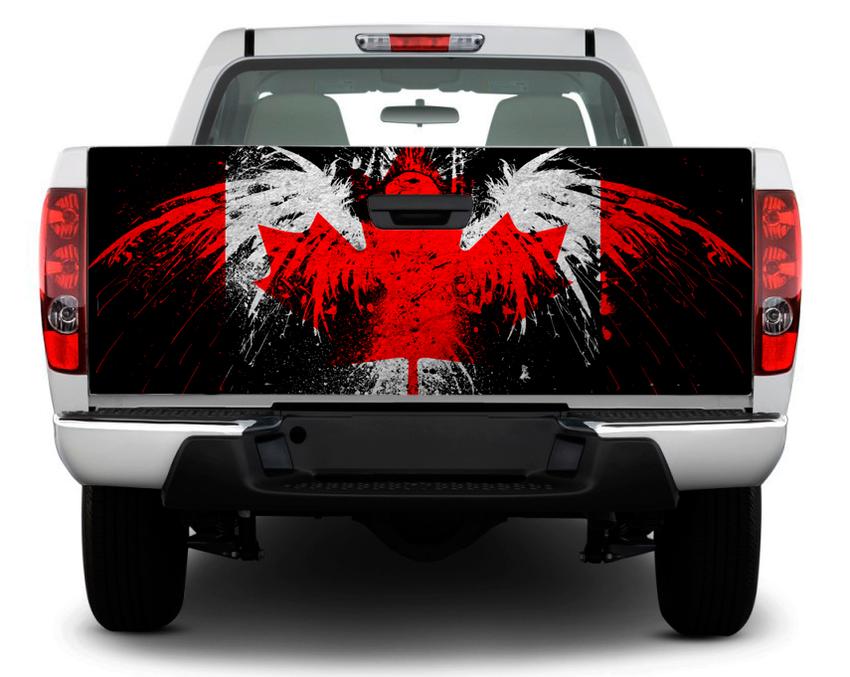 Bandiera del Canada Bird Birdgate Decalcomania Autoadesivo Wrap Pick-up Truck SUV Auto