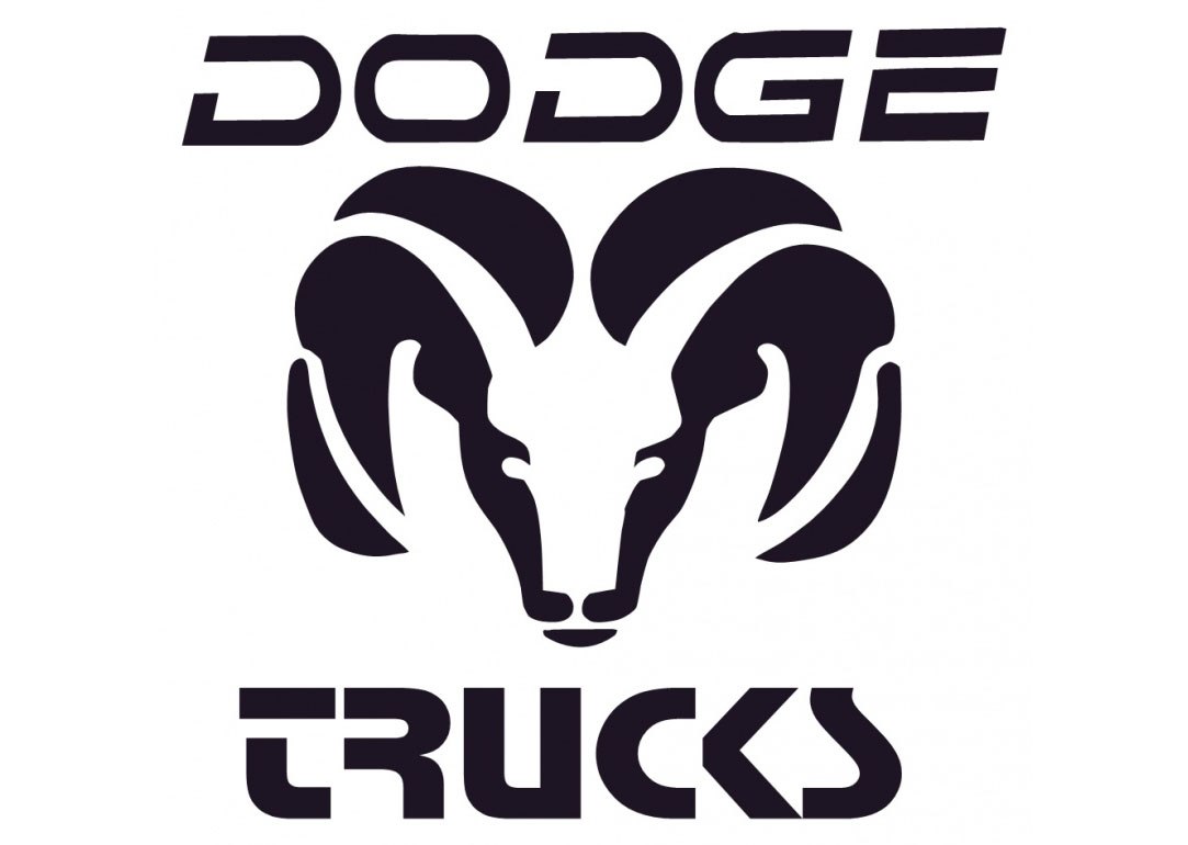 Dodge TRUCKS window decals