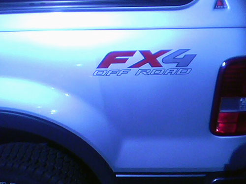 FX4 OFF ROAD decal