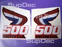 Honda 500 2 (zwei) Aufkleber
